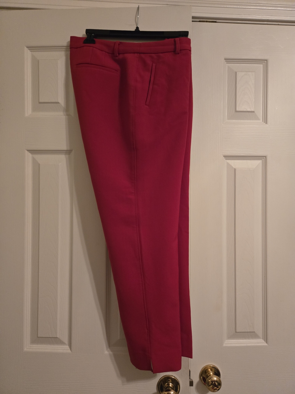 Talbots 12P NWOT Sleek, Classy, Red, Hampshire Ankle Pants